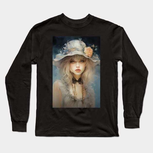 Coastal Cowgirl 06 Long Sleeve T-Shirt by Mistywisp